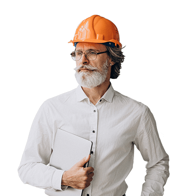 Professional roofing team member