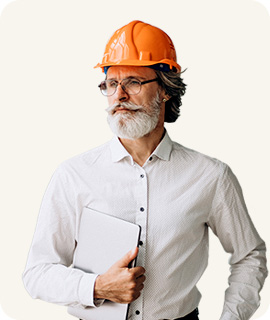 Professional roofing team member