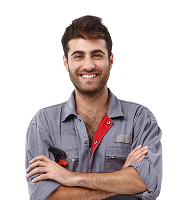 Professional roofing team member
