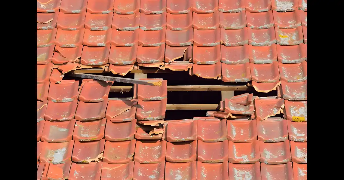 Roof damage repair