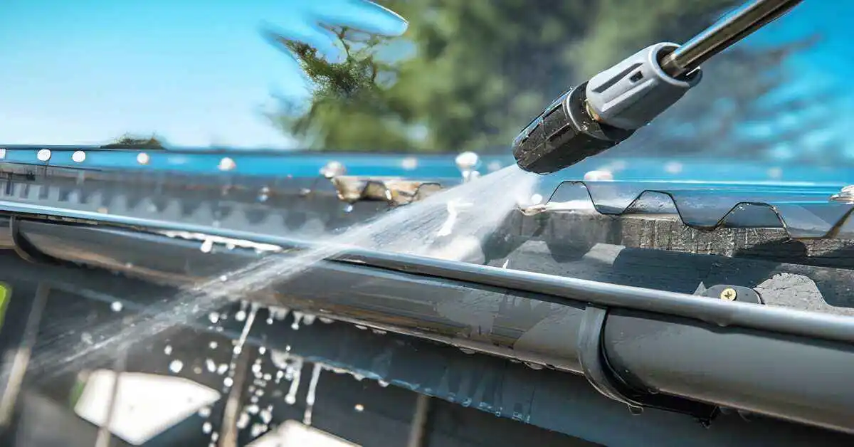 roof-gutters-cleaning-using-pressure