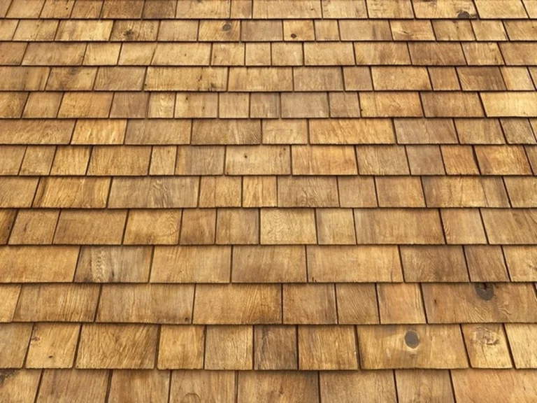 golden cedar roof shingles