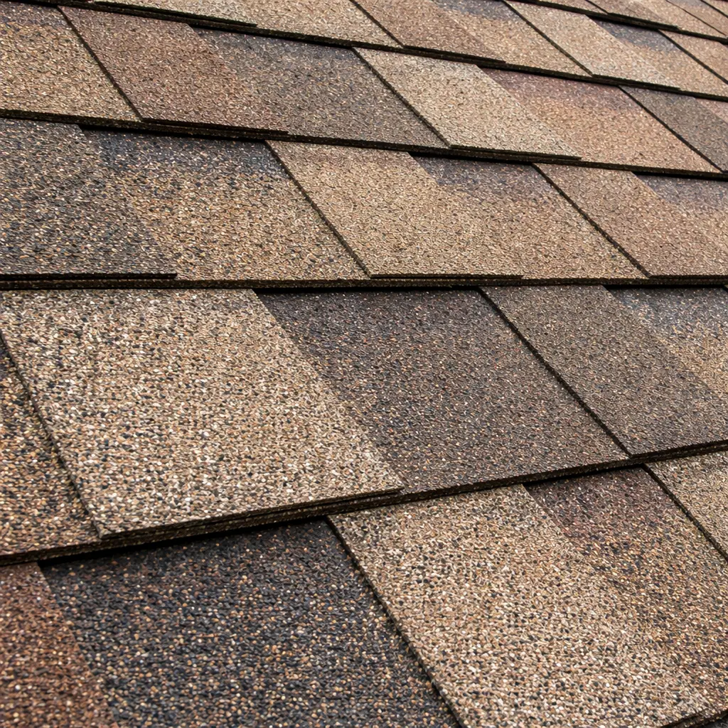 ELK Prestique 30 year shingles installed on residential roof showing High Definition color blends and shadow effect.