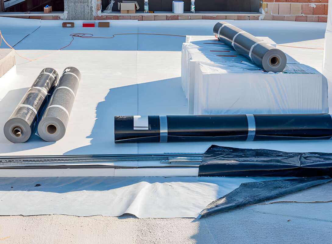 Essential materials for a TPO roof installation, showcasing types and pricing