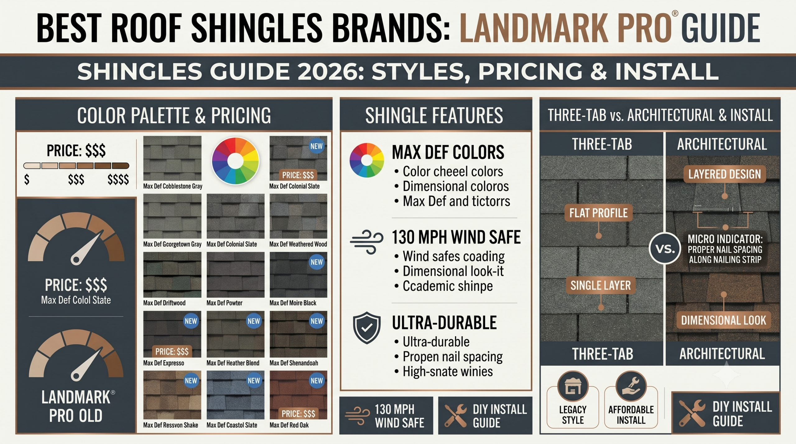 Landmark Pro Shingles: Pricing, Features & Install Guide