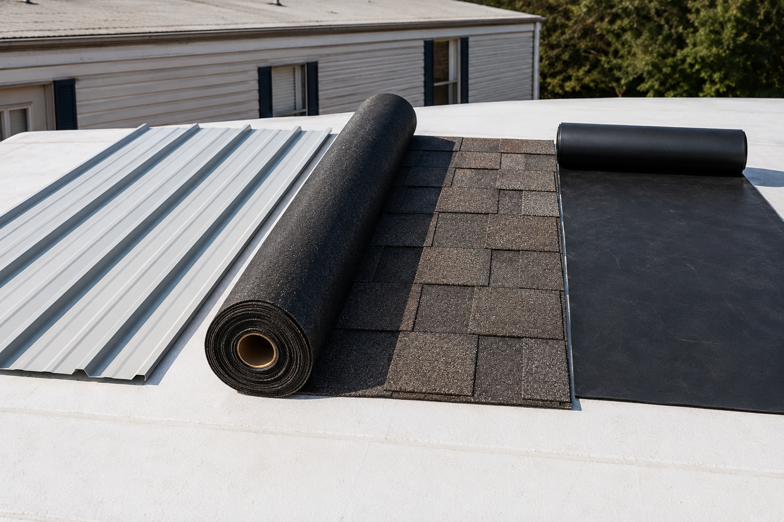 Cost-effective roofing materials for mobile homes